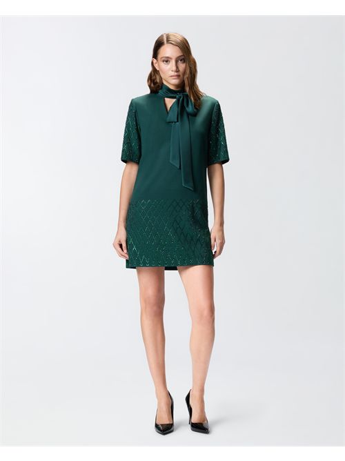 Abito stile T-shirt con strass PINKO | 105523A2PO/V88